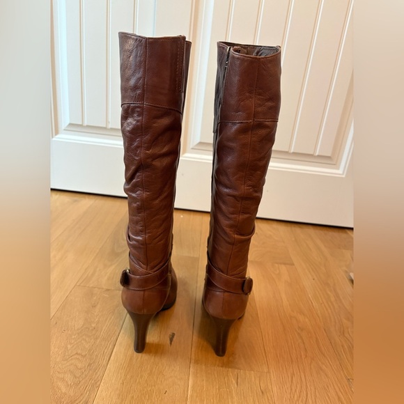 Guess Farnellis Brown/Tan Leather Boots - Picture 5 of 7